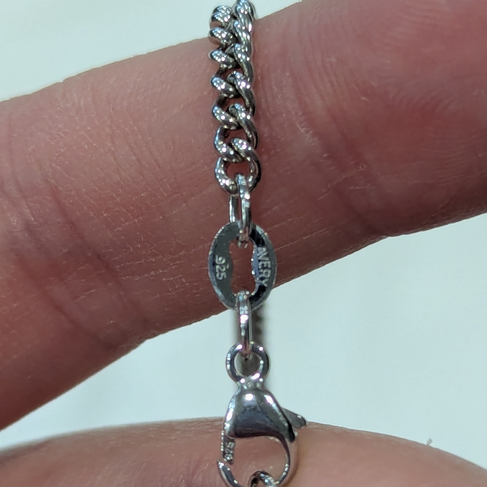 James Avery Sterling Silver Medium Curb Chain Necklace - Picture 2 of 2